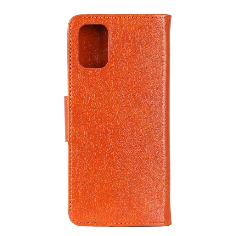For Samsung Galaxy A52 5G / 4G Nappa Texture Horizontal Flip Leather Case with Holder & Card Slots & Wallet(Orange) by buy2fix