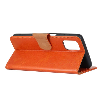 For Samsung Galaxy A52 5G / 4G Nappa Texture Horizontal Flip Leather Case with Holder & Card Slots & Wallet(Orange) by buy2fix