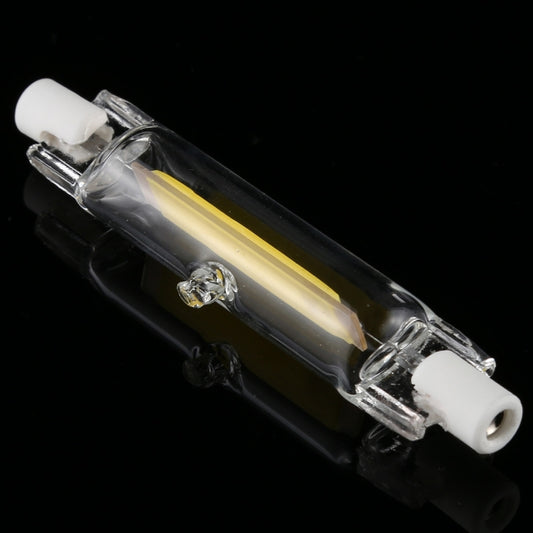R7S 220V 3W 78mm COB LED Bulb Glass Tube Replacement Halogen Lamp Spot Light, 4000K Natural White Light - LED Blubs & Tubes by buy2fix | Online Shopping UK | buy2fix