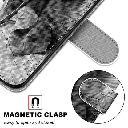 For iPhone 12 mini Coloured Drawing Cross Texture Horizontal Flip PU Leather Case with Holder & Card Slots & Wallet & Lanyard (B10 Wood Red Rose) - iPhone 12 mini Cases by buy2fix | Online Shopping UK | buy2fix