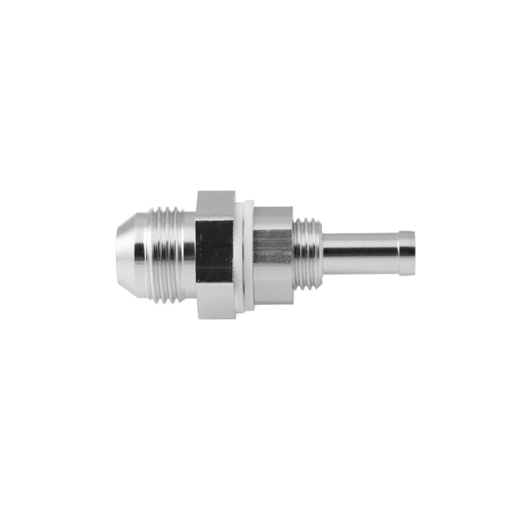 AN8 Straight to 3/8 inch Hose Barb Double Fuel Pump Tank Fitting Bulkhead Adapter Fitting - Engine Fittings by buy2fix | Online Shopping UK | buy2fix