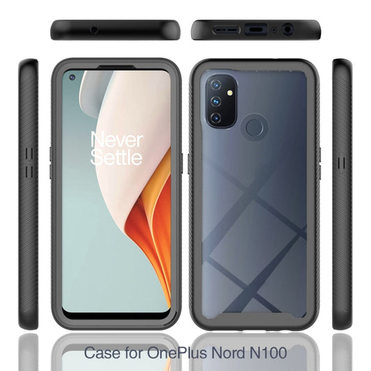 For OnePlus Nord N100 Starry Sky Solid Color Series Shockproof PC + TPU Protective Case(Purple) - OnePlus Cases by buy2fix | Online Shopping UK | buy2fix