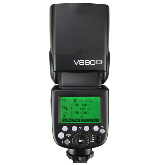 Godox V860IIO 2,4 GHz sans fil 1/8000 s HSS Flash Speedlite pour appareil photo reflex numérique Olympus (noir)