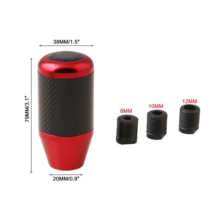 Car Carbon Fiber Manual Gear Lever Shift Knob 5 6 Speeds by buy2fix