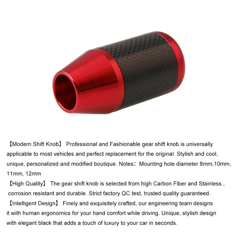 Car Carbon Fiber Manual Gear Lever Shift Knob 5 6 Speeds by buy2fix