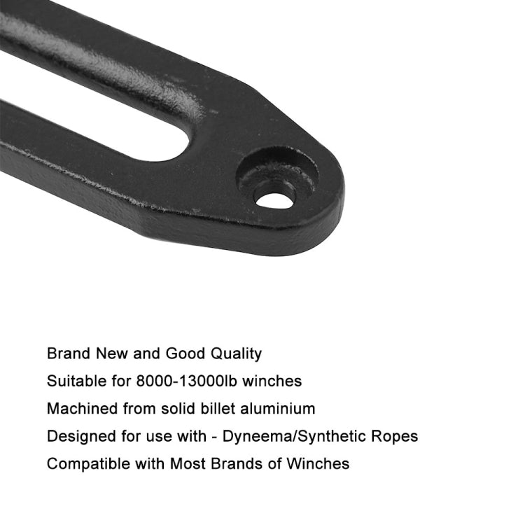 Universal 12000lbs Wire Rope Winch Synthetic Winch Rope Cable Aluminum Fairlead - Others by buy2fix | Online Shopping UK | buy2fix
