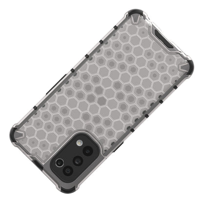 For Oppo Reno5 5G Shockproof Honeycomb PC + TPU Case(White) - OPPO Cases by buy2fix | Online Shopping UK | buy2fix