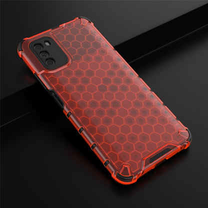 For Xiaomi Poco M3 Shockproof Honeycomb PC + TPU Case(Red) - Xiaomi Cases by buy2fix | Online Shopping UK | buy2fix