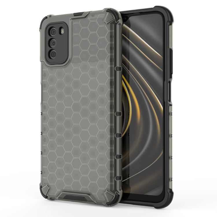 For Xiaomi Poco M3 Shockproof Honeycomb PC + TPU Case(Black) - Xiaomi Cases by buy2fix | Online Shopping UK | buy2fix