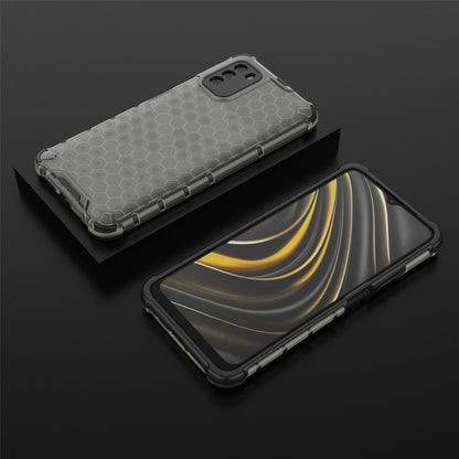 For Xiaomi Poco M3 Shockproof Honeycomb PC + TPU Case(Black) - Xiaomi Cases by buy2fix | Online Shopping UK | buy2fix