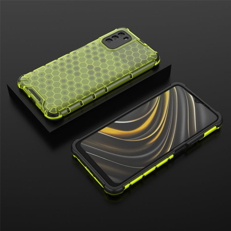For Xiaomi Poco M3 Shockproof Honeycomb PC + TPU Case(Green) - Xiaomi Cases by buy2fix | Online Shopping UK | buy2fix