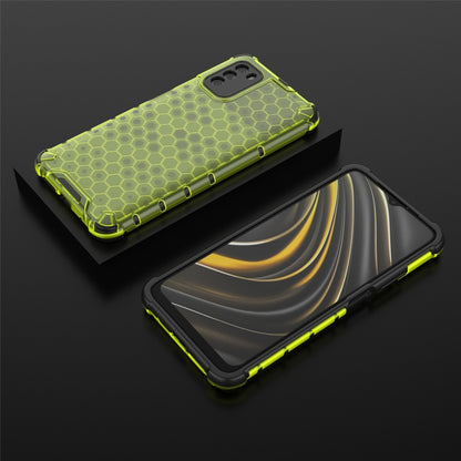 For Xiaomi Poco M3 Shockproof Honeycomb PC + TPU Case(Green) - Xiaomi Cases by buy2fix | Online Shopping UK | buy2fix