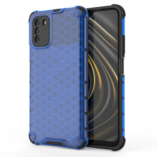 For Xiaomi Poco M3 Shockproof Honeycomb PC + TPU Case(Blue) - Xiaomi Cases by buy2fix | Online Shopping UK | buy2fix