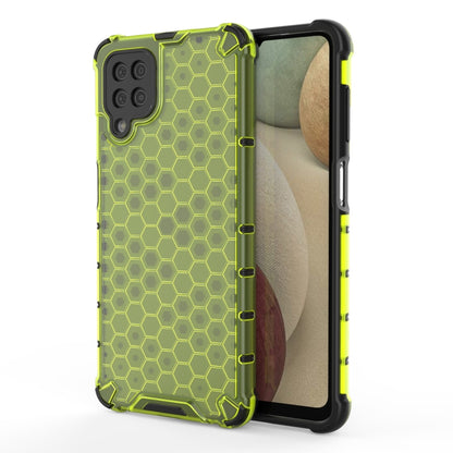 For Samsung Galaxy A12 Shockproof Honeycomb PC + TPU Case(Green) by buy2fix