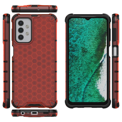 For Samsung Galaxy A32 5G Shockproof Honeycomb PC + TPU Case(Red) by buy2fix