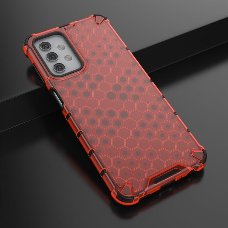 For Samsung Galaxy A32 5G Shockproof Honeycomb PC + TPU Case(Red) by buy2fix