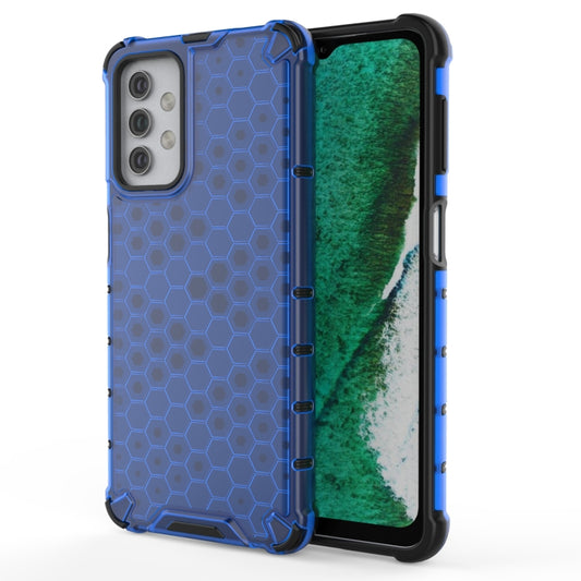 For Samsung Galaxy A32 5G Shockproof Honeycomb PC + TPU Case(Blue) by buy2fix