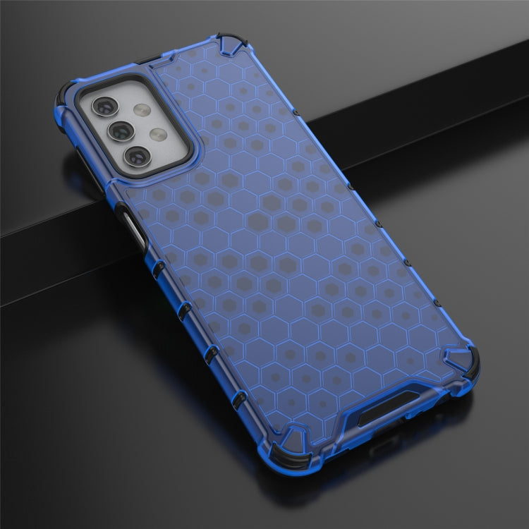 For Samsung Galaxy A32 5G Shockproof Honeycomb PC + TPU Case(Blue) by buy2fix