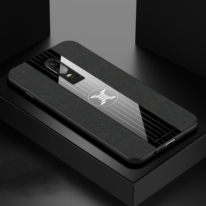 For OnePlus 6 XINLI Stitching Cloth Texture Shockproof TPU Protective Case(Black) - OnePlus Cases by XINLI | Online Shopping UK | buy2fix