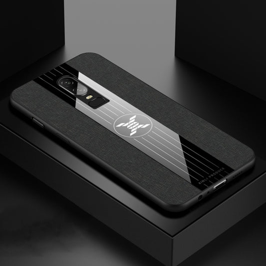 For OnePlus 6 XINLI Stitching Cloth Texture Shockproof TPU Protective Case(Black) - OnePlus Cases by XINLI | Online Shopping UK | buy2fix