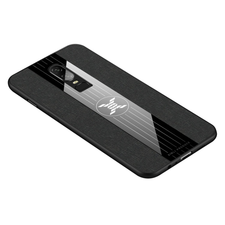For OnePlus 6 XINLI Stitching Cloth Texture Shockproof TPU Protective Case(Black) - OnePlus Cases by XINLI | Online Shopping UK | buy2fix