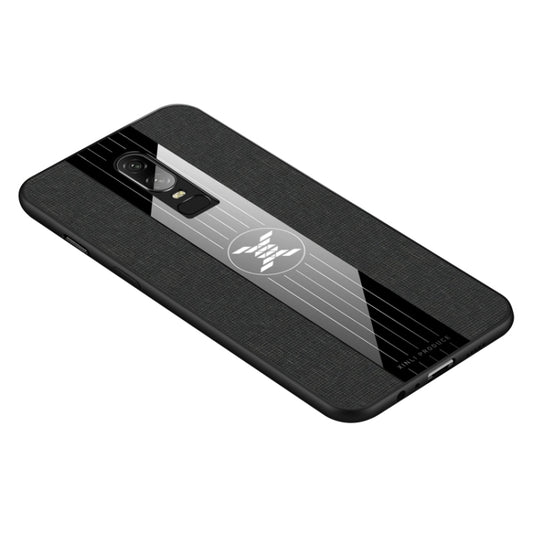 For OnePlus 6 XINLI Stitching Cloth Texture Shockproof TPU Protective Case(Black) - OnePlus Cases by XINLI | Online Shopping UK | buy2fix