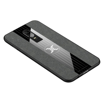 For OnePlus 6 XINLI Stitching Cloth Texture Shockproof TPU Protective Case(Grey) - OnePlus Cases by XINLI | Online Shopping UK | buy2fix