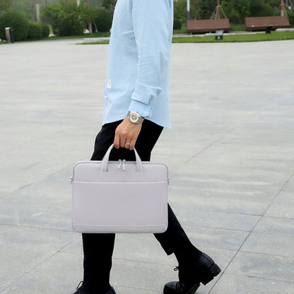 For 13.3-14 inch Laptop Multi-function Laptop Single Shoulder Bag Handbag(Grey) by buy2fix