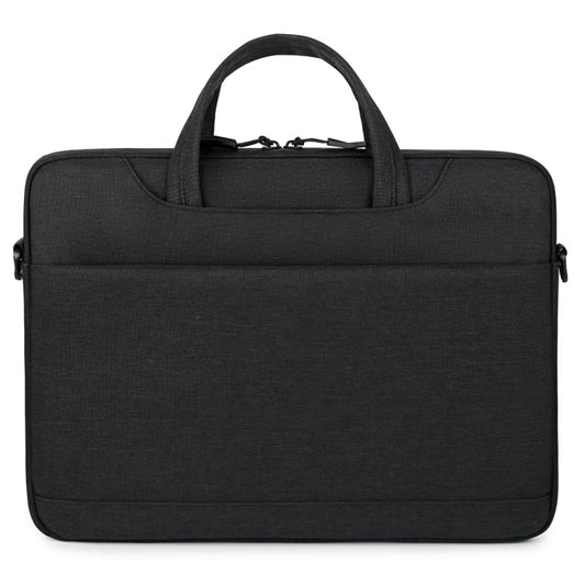For 13.3-14 inch Laptop Multi-function Laptop Single Shoulder Bag Handbag(Black) by buy2fix