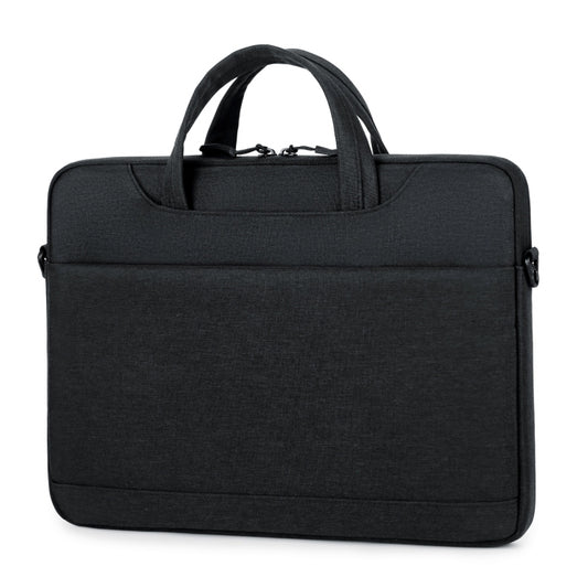 For 13.3-14 inch Laptop Multi-function Laptop Single Shoulder Bag Handbag(Black) by buy2fix
