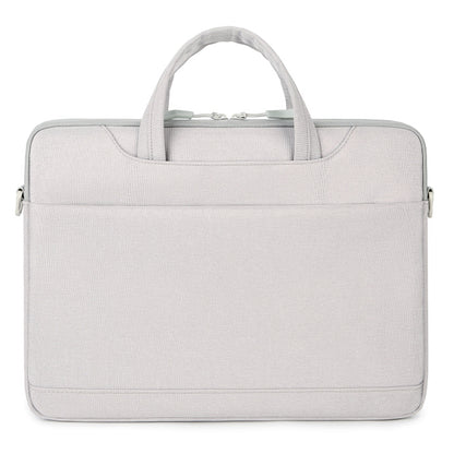 For 15-15.6 inch Laptop Multi-function Laptop Single Shoulder Bag Handbag(Grey) by buy2fix