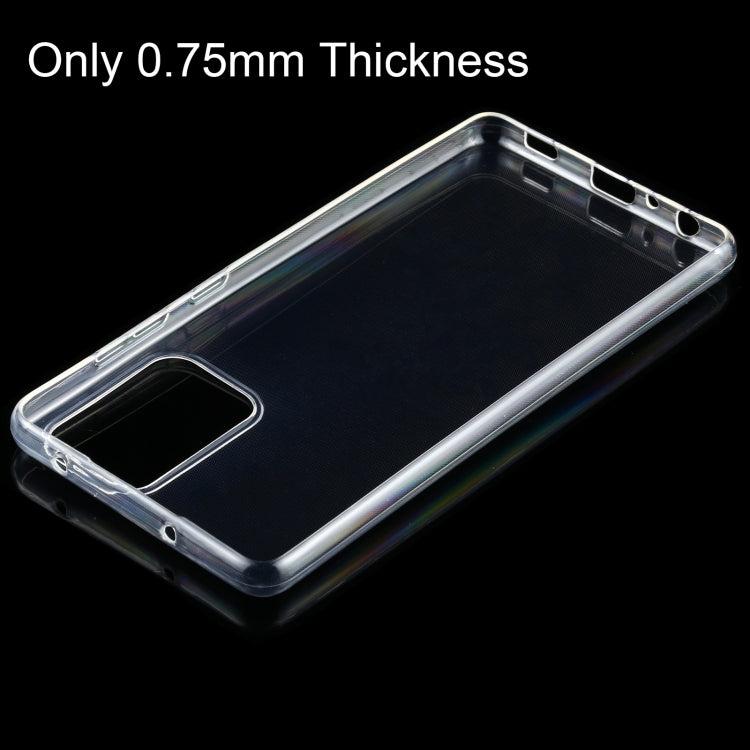 For Samsung Galaxy A72 5G 0.75mm Ultra-thin Transparent TPU Soft Protective Case by buy2fix
