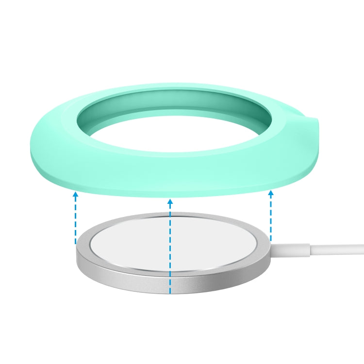 Silicone Protective Case for MagSafe Wireless Charger(Mint Green) by buy2fix
