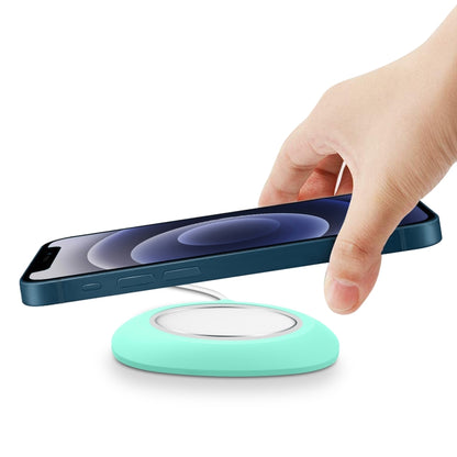 Silicone Protective Case for MagSafe Wireless Charger(Mint Green) by buy2fix
