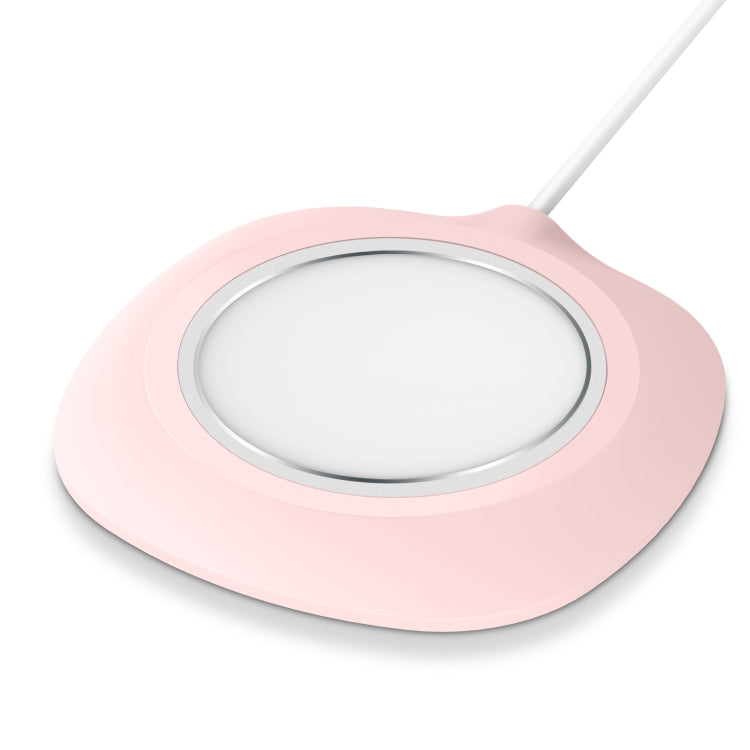 Silicone Protective Case for MagSafe Wireless Charger(Pink) by buy2fix