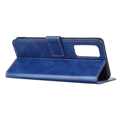 For OnePlus 9 Retro Crazy Horse Texture Horizontal Flip Leather Case, with Holder & Card Slots & Wallet & Photo Frame(Blue) - OnePlus Cases by buy2fix | Online Shopping UK | buy2fix