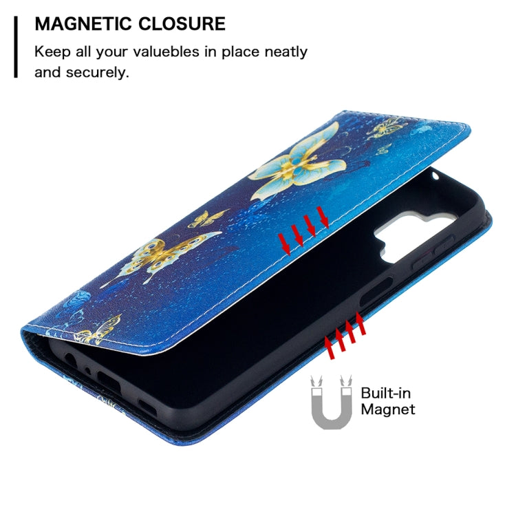 For Samsung Galaxy A32 5G Colored Drawing Pattern Invisible Magnetic Horizontal Flip PU Leather Case with Holder & Card Slots & Wallet(Kingdee) by buy2fix