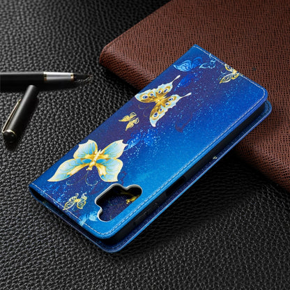 For Samsung Galaxy A32 5G Colored Drawing Pattern Invisible Magnetic Horizontal Flip PU Leather Case with Holder & Card Slots & Wallet(Kingdee) by buy2fix