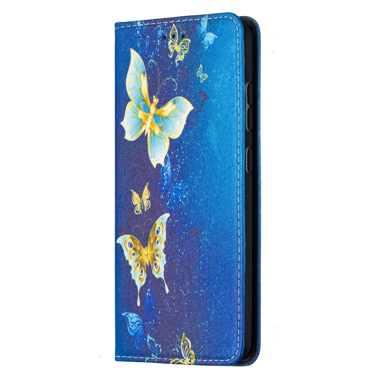 For Samsung Galaxy A52 5G/ 4G Colored Drawing Pattern Invisible Magnetic Horizontal Flip PU Leather Case with Holder & Card Slots & Wallet(Kingdee) by buy2fix