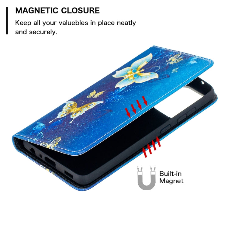 For Samsung Galaxy A52 5G/ 4G Colored Drawing Pattern Invisible Magnetic Horizontal Flip PU Leather Case with Holder & Card Slots & Wallet(Kingdee) by buy2fix