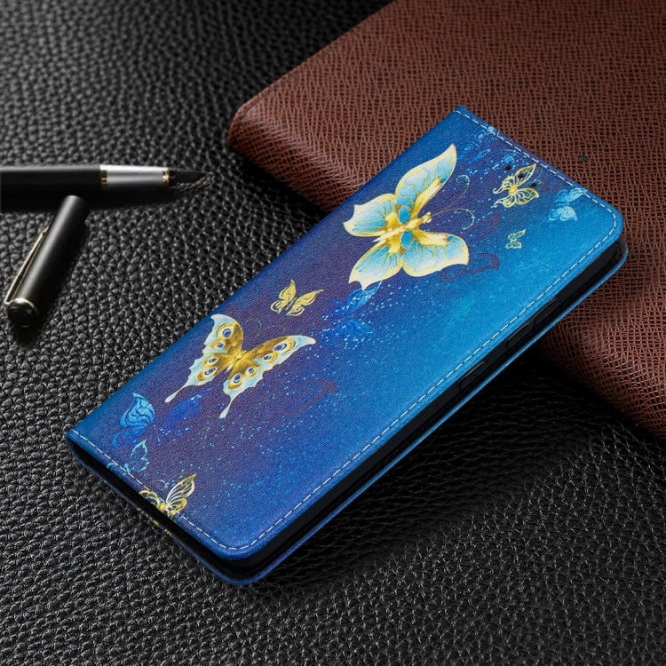 For Samsung Galaxy A52 5G/ 4G Colored Drawing Pattern Invisible Magnetic Horizontal Flip PU Leather Case with Holder & Card Slots & Wallet(Kingdee) by buy2fix