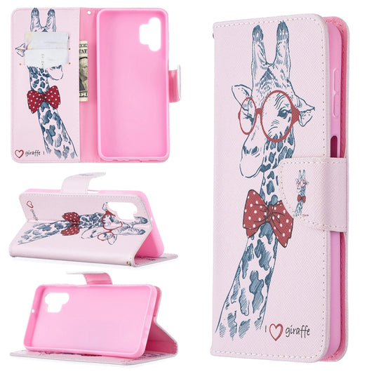 For Samsung Galaxy A32 5G Colored Drawing Pattern Horizontal Flip Leather Case with Holder & Card Slots & Wallet(Deer) by buy2fix