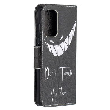 For Samsung Galaxy A52 5G / 4G Colored Drawing Pattern Horizontal Flip Leather Case with Holder & Card Slots & Wallet(Smirk) by buy2fix