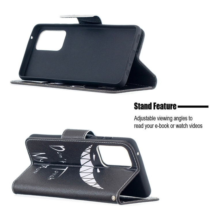 For Samsung Galaxy A52 5G / 4G Colored Drawing Pattern Horizontal Flip Leather Case with Holder & Card Slots & Wallet(Smirk) by buy2fix