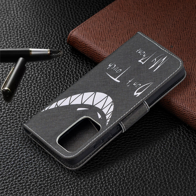 For Samsung Galaxy A52 5G / 4G Colored Drawing Pattern Horizontal Flip Leather Case with Holder & Card Slots & Wallet(Smirk) by buy2fix