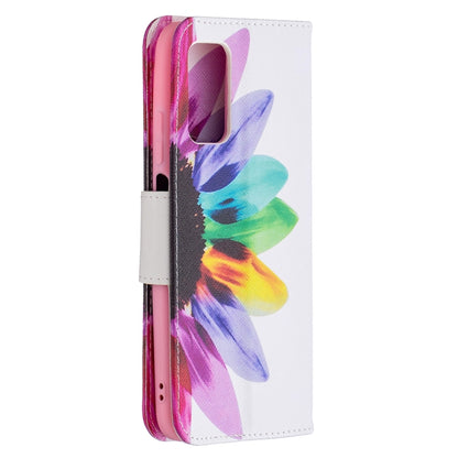 For Xiaomi Poco M3 Colored Drawing Pattern Horizontal Flip Leather Case with Holder & Card Slots & Wallet(Sun Flower) - Xiaomi Cases by buy2fix | Online Shopping UK | buy2fix