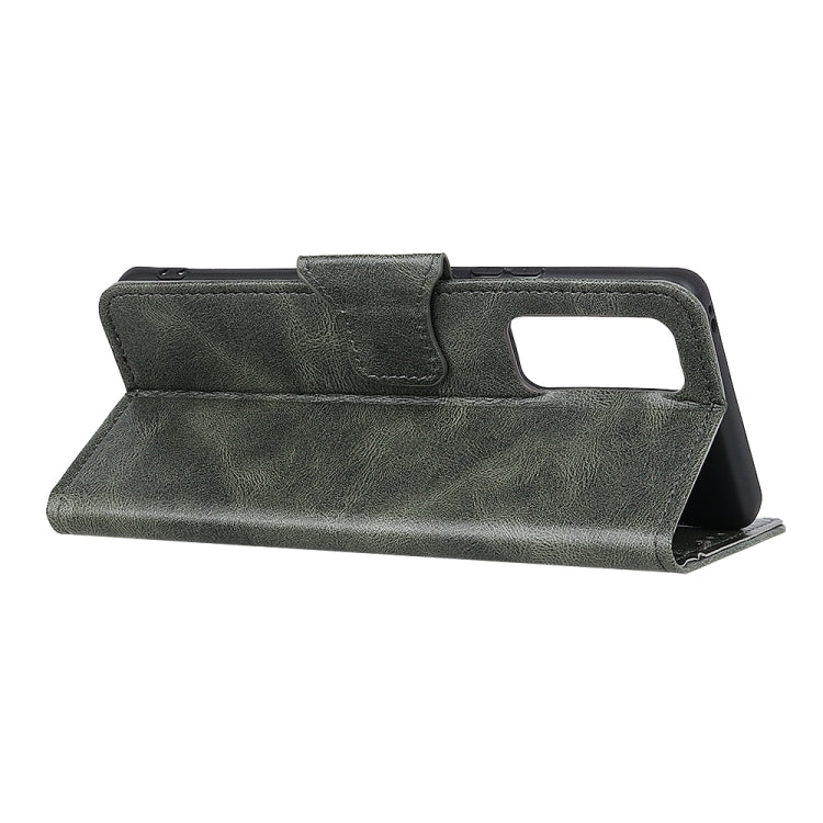 For OnePlus 9 Mirren Crazy Horse Texture Horizontal Flip Leather Case with Holder & Card Slots & Wallet(Dark Green) - OnePlus Cases by buy2fix | Online Shopping UK | buy2fix