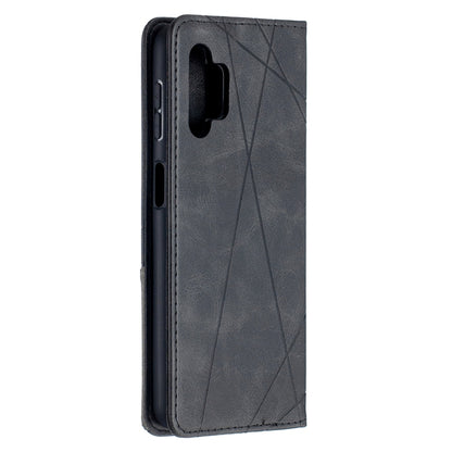 For Samsung Galaxy A32 5G Prismatic Invisible Magnetic Horizontal Flip Leather Case with Holder & Card Slots & Photo Frame(Black) by buy2fix