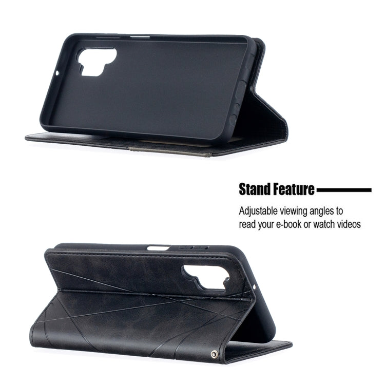 For Samsung Galaxy A32 5G Prismatic Invisible Magnetic Horizontal Flip Leather Case with Holder & Card Slots & Photo Frame(Black) by buy2fix