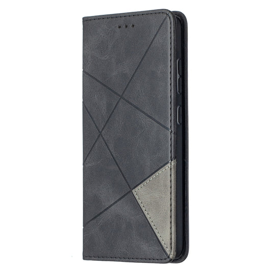 For Samsung Galaxy A52 5G / 4G Prismatic Invisible Magnetic Horizontal Flip Leather Case with Holder & Card Slots & Photo Frame(Black) by buy2fix